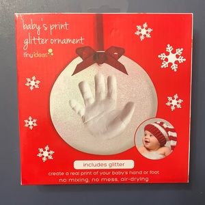 Baby print ornament